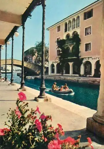 Navigation sailing vessels & boats themed postcard Port Grimaud Var