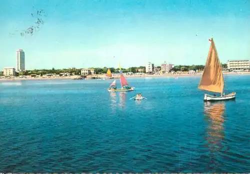Navigation sailing vessels & boats themed postcard Milano Maritima Cervia