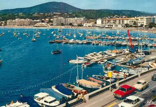 Navigation sailing vessels & boats themed postcard la Cote des Maures Sainte Maxime sur Mer Var 1959