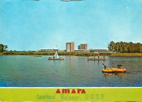 Navigation sailing vessels & boats themed postcard Amara Romania rowboat