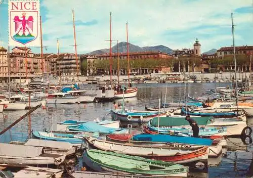 Navigation sailing vessels & boats themed postcard Cote d'Azur Ile de Beaute