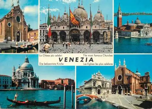 Navigation sailing vessels & boats themed postcard Venice gondola
