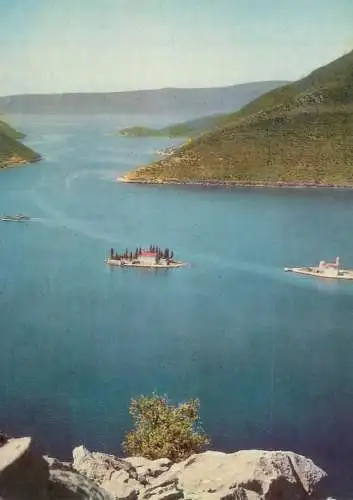 Navigation sailing vessels & boats themed postcard Boka Kotorska
