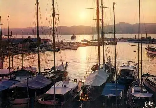 Navigation sailing vessels & boats themed postcard Var Saint Tropez la Cote des Maures