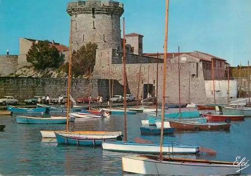 Navigation sailing vessels & boats themed postcard Socoa harbour and fort