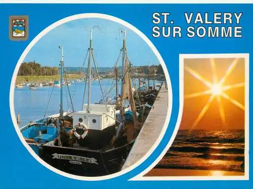 Navigation sailing vessels & boats themed postcard St. Valery sur somme fishing trauler