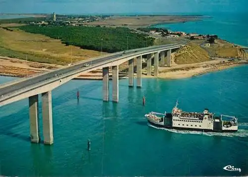 Navigation sailing vessels & boats themed postcard Vendee Fromentine pont de Noirmoutier pleasure cruise