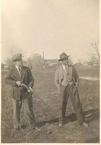 Anonymous persons hunting rifle photo