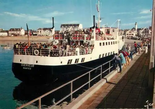 Navigation sailing vessels & boats themed postcard Morbihan Quiberon ocean liner