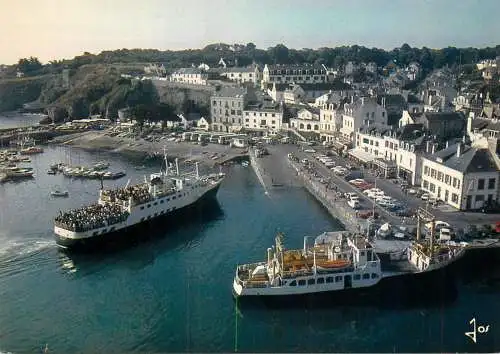 Navigation sailing vessels & boats themed postcard Morbihan le Palais Belle ile en Mer