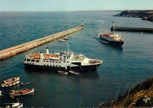 Navigation sailing vessels & boats themed postcard Belle en Mer Morbihan le palais cruise ship