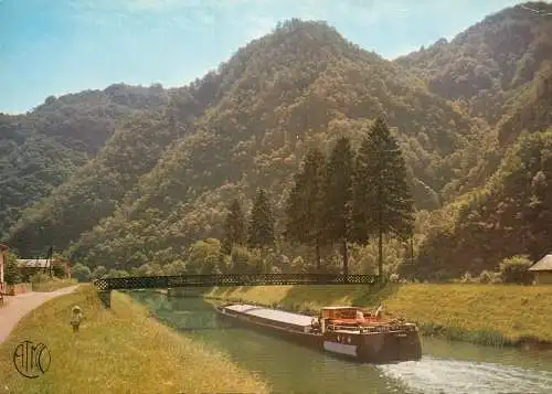 Navigation sailing vessels & boats themed postcard les dames de Meuse chanel barge