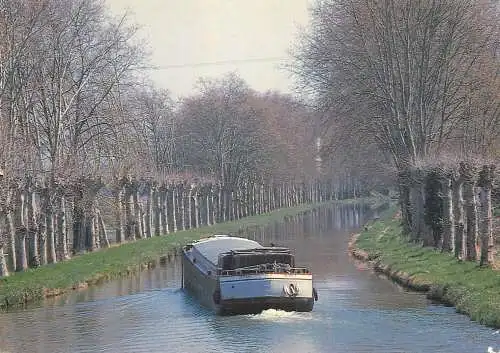 Navigation sailing vessels & boats themed postcard Lot et Garonne canal du midi barge