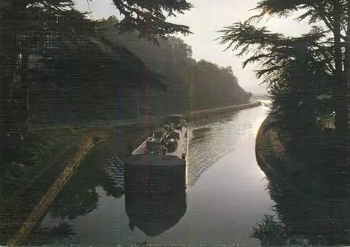 Navigation sailing vessels & boats themed postcard Canal du Midi