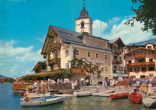 Navigation sailing vessels & boats themed postcard Landeplatz St. Wolfgang