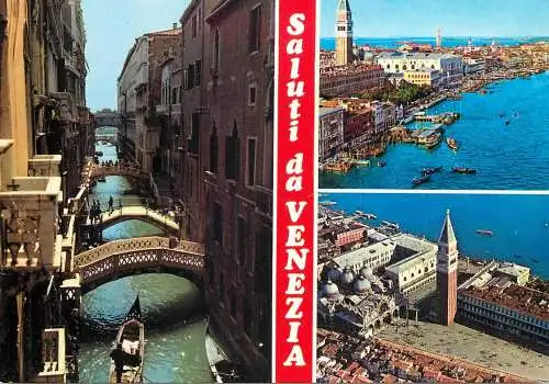 Navigation sailing vessels & boats themed postcard Venice gondola
