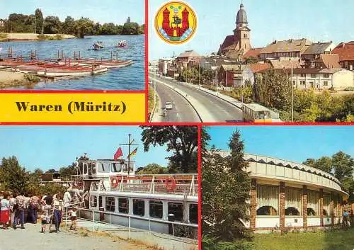 Navigation sailing vessels & boats themed postcard Bootsverleih am Tiefwarensee
