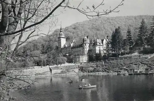 Navigation sailing vessels & boats themed postcard Lillafured Hotel Palace 1965