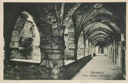 Germany Merseburg Dom Inneres Kreuzgang