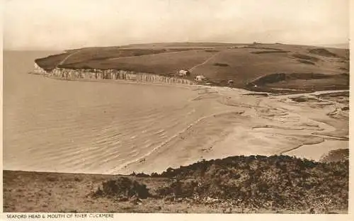 England Seaford Head &b Mouth of River Cuckmere