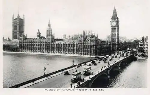 England London Houses of Parliament & Big Ben