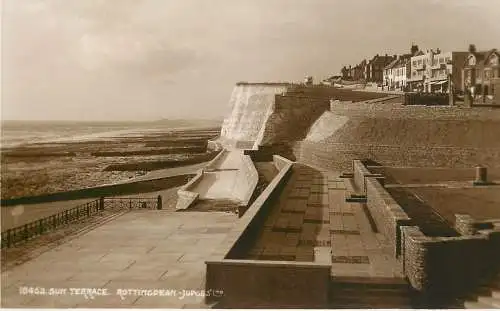 England Rottingdean Sun Terrace Judges Postcard