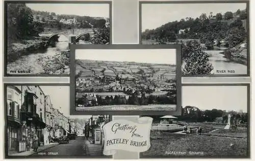 England Greetings from Pateley Bridge multi view
