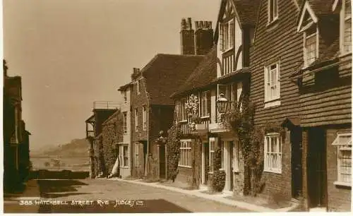 England Rye Watchbell Street Judges Postcard