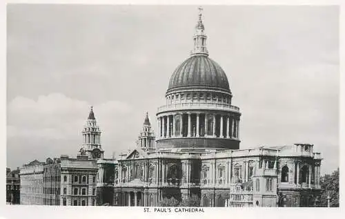England London St Paul's Cathedral Raphael Tuck Real Photo