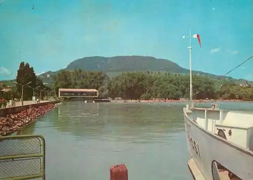 Navigation sailing vessels & boats themed postcard Budapest Badacsony harbour