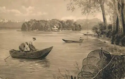 Germany Starnbergersee Die Roseninsel