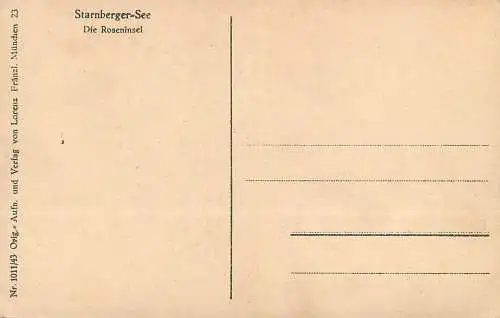 Germany Starnbergersee Die Roseninsel