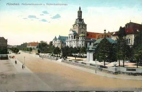 Germany Nationalmuseum & Hubertusbrunnen