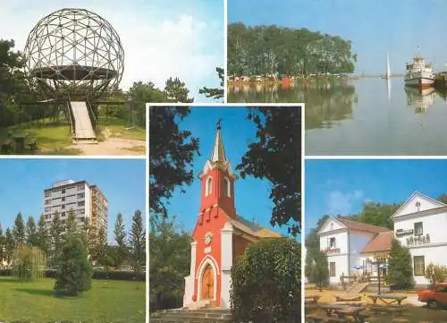 Navigation sailing vessels & boats themed postcard Hungary Boglarlelle