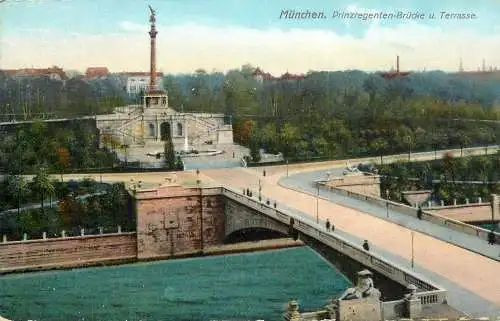 Germany Munchen Prinzregentenbrucke u. Terrasse