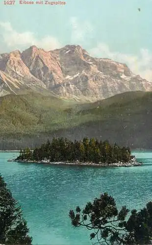 Germany Elbsee mit Zugspitze