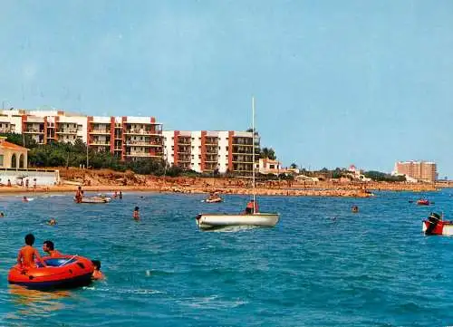 Navigation sailing vessels & boats themed postcard Costa Blanca playa les marines