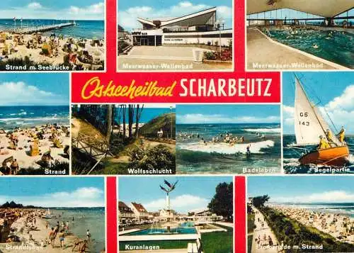 Navigation sailing vessels & boats themed postcard Scharbeutz nautical sports