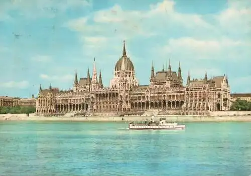 Navigation sailing vessels & boats themed postcard Parliament