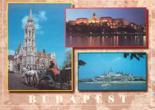 Navigation sailing vessels & boats themed postcard Budapest cruise ship