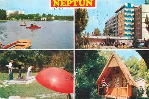 Navigation sailing vessels & boats themed postcard Romania Neptun resort