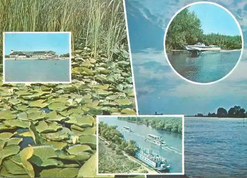 Navigation sailing vessels & boats themed postcard Romania Danube Delta