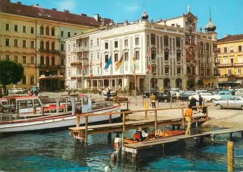 Navigation sailing vessels & boats themed postcard Gmunden am Traunsee Rathaus im Salzkammergut