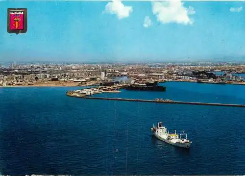 Navigation sailing vessels & boats themed postcard Valencia harbour