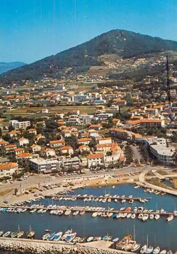 Navigation sailing vessels & boats themed postcard Lumiere Cote d' Azur Carqueiranne 1981