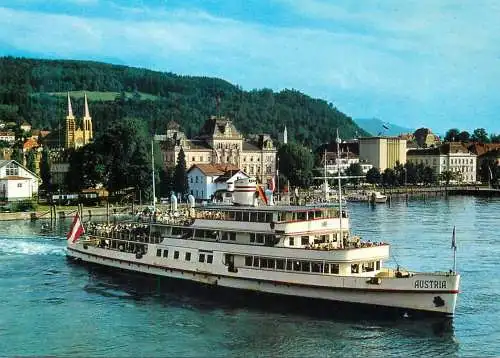 Navigation sailing vessels & boats themed postcard Bodenseeschiff Austria