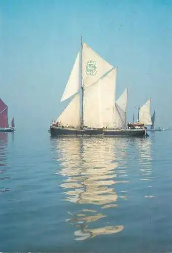 Navigation sailing vessels & boats themed postcard sailing barge repertor