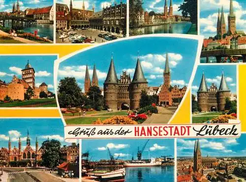 Navigation sailing vessels & boats themed postcard Hansestadt citadel