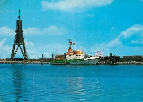 Navigation sailing vessels & boats themed postcard Nordseeheilbad Bad Cuxhaven