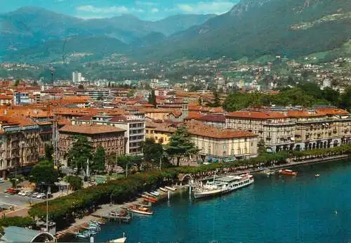 Navigation sailing vessels & boats themed postcard Lugano pleasure cruise